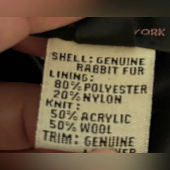 Gianfranco Rossi Womens Reversible Vest Rabbit Fur-Satin Bodice Sweater Sz Small - Picture 7 of 11